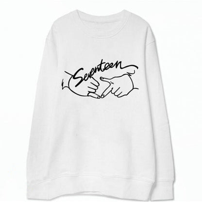 Damen Sweatshirt Kreatives Handschrift-Design Norvielle