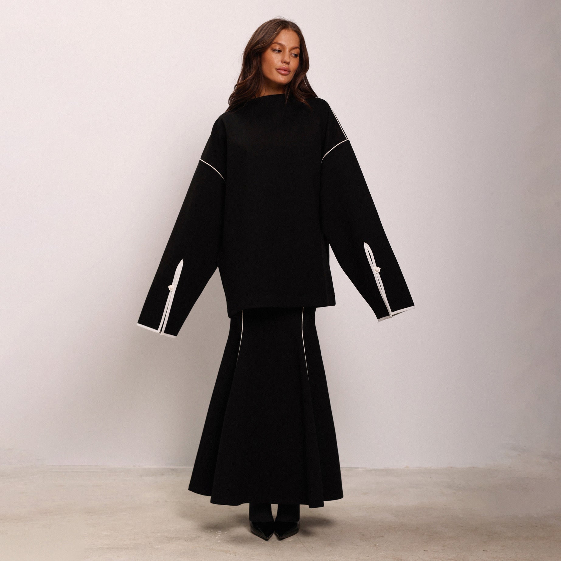 Damen Zwei-in-eins Oversized Kleidungsset - Norvielle