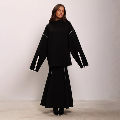 Damen Zwei-in-eins Oversized Kleidungsset - Norvielle