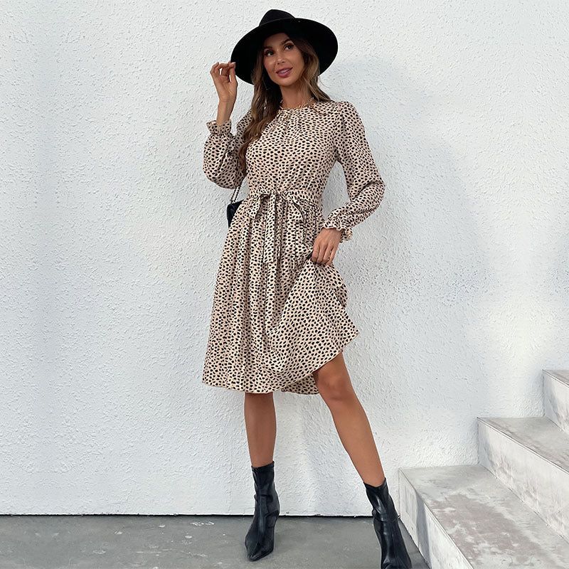 Damen Midi-Kleid Nostalgisch Modern Norvielle
