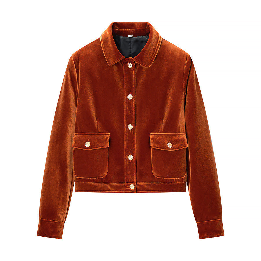 Damen Samtjacke Norvielle