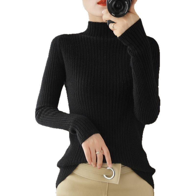 Damen Rollkragenpullover Figurschmeichelnd Norvielle
