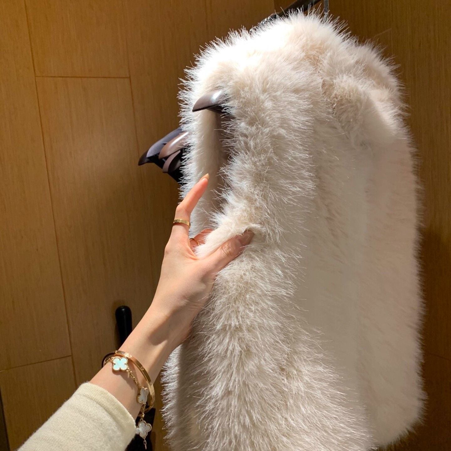 Damen Flauschweste Norvielle