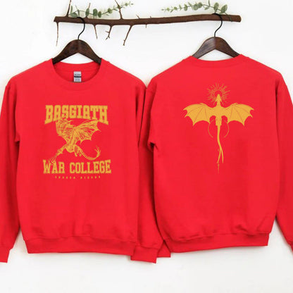 Damen Sweatshirt Drachenmotiv College-Design Norvielle