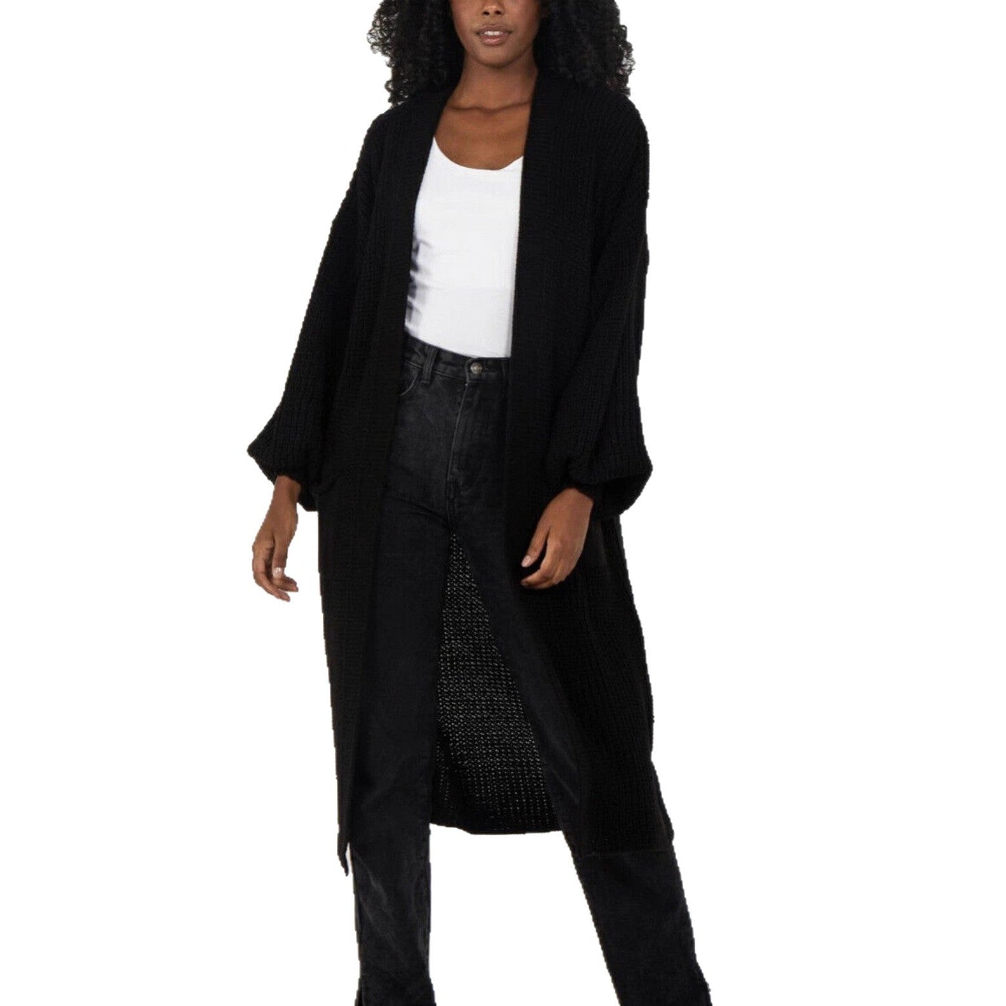 Damen Oversized Strickmantel Lässig Norvielle