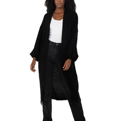 Damen Oversized Strickmantel Lässig Norvielle