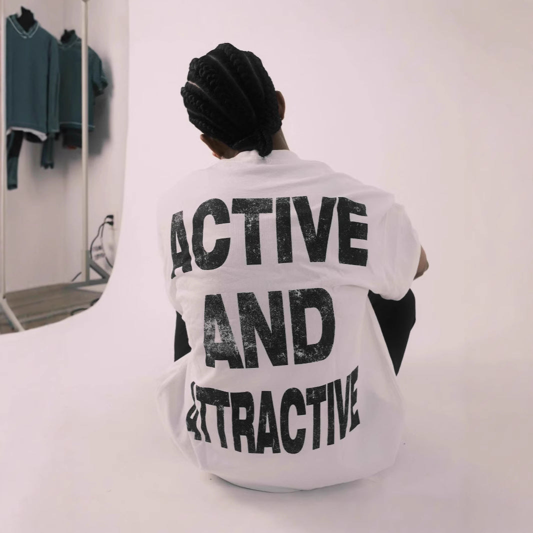 Damen Oversized T-Shirt Sportmotiv Norvielle - Norvielle
