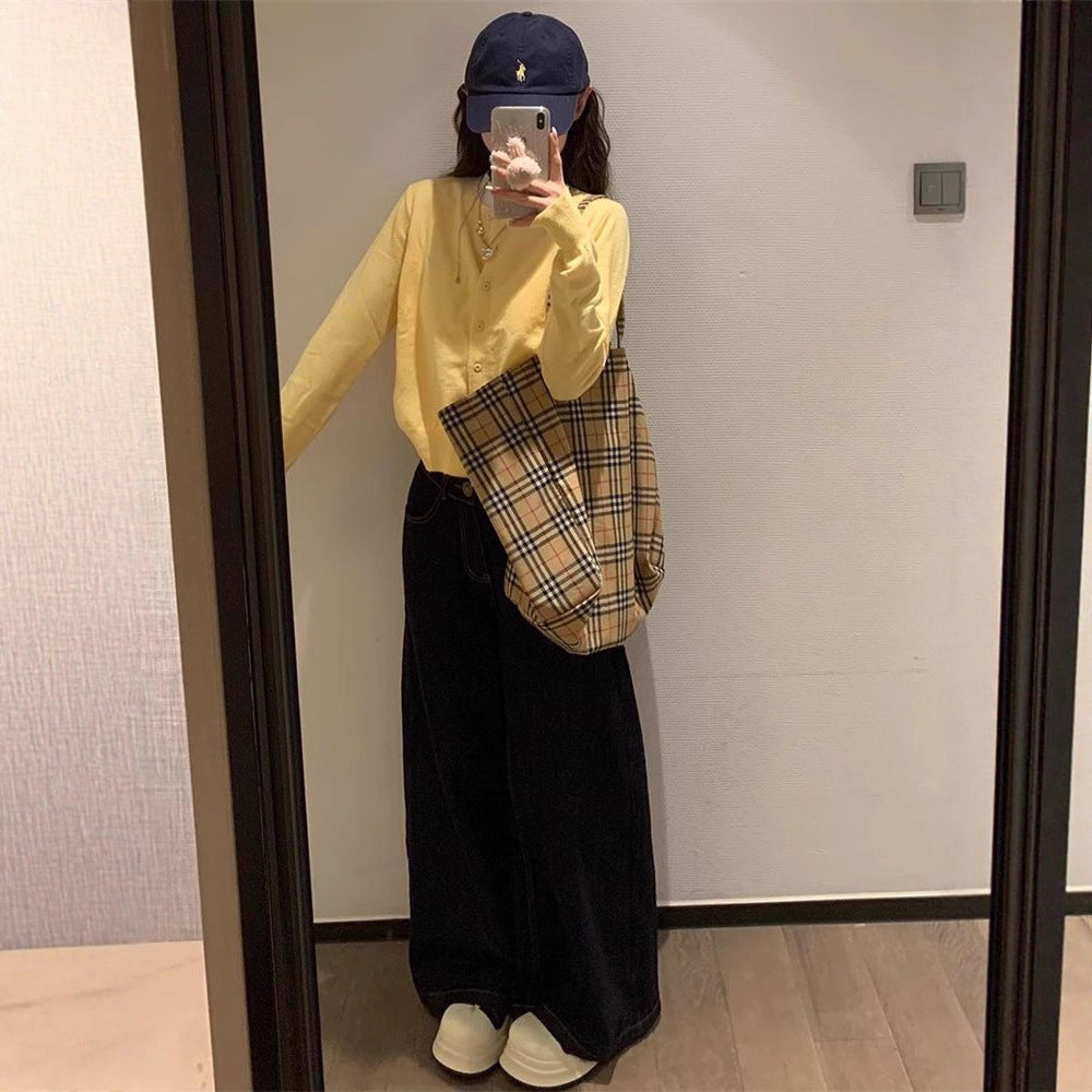 Damen Langärmlige Strickjacke Norvielle Bequem