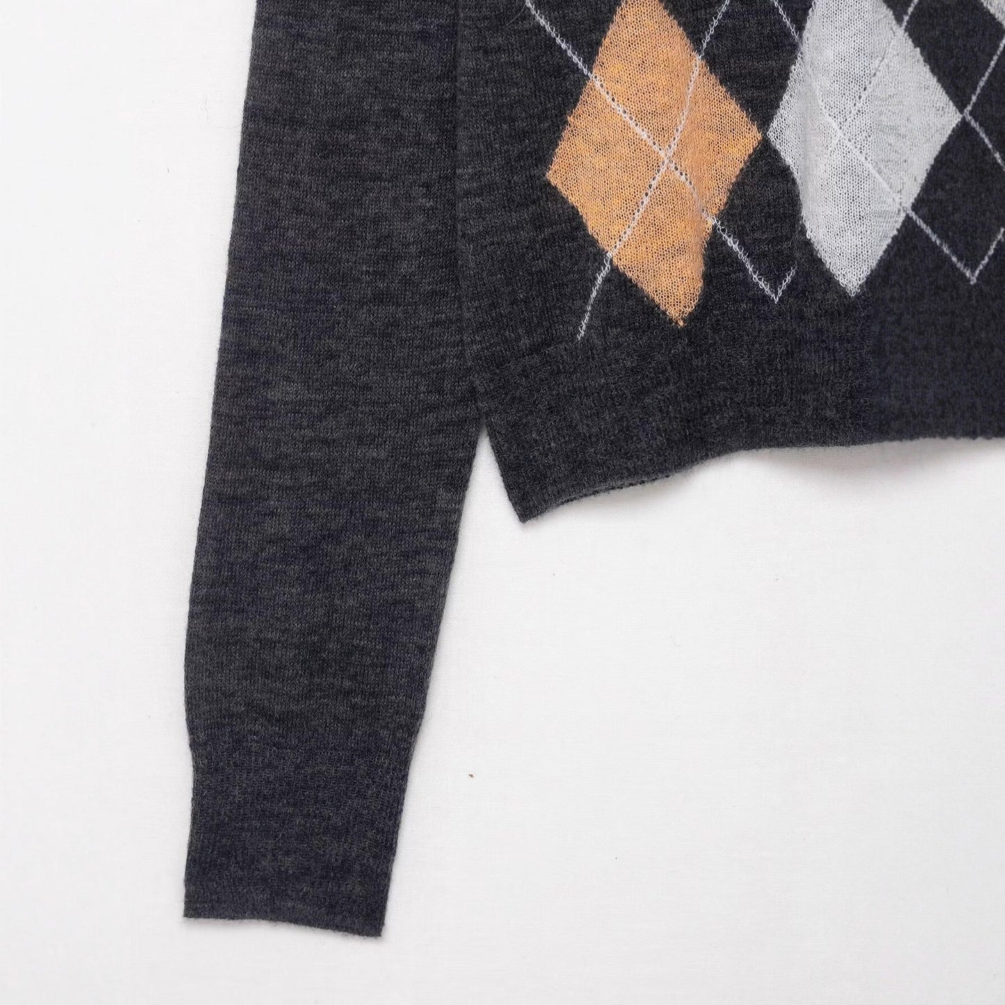 Damen Strickjacke Klassisches Karomuster Norvielle