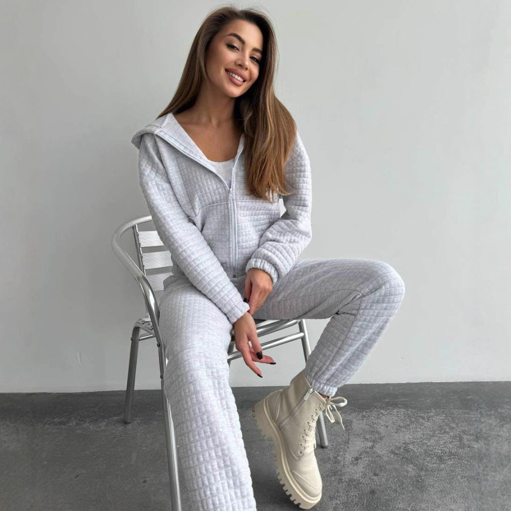 Damen Lounge-Kombination Gepolsterte Jacke Norvielle