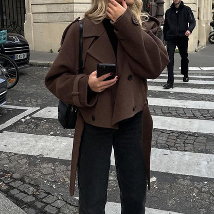 Damen Oversized Wintermantel Norvielle - Norvielle