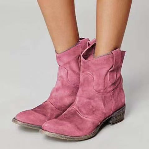 Damen Wildleder Stiefeletten