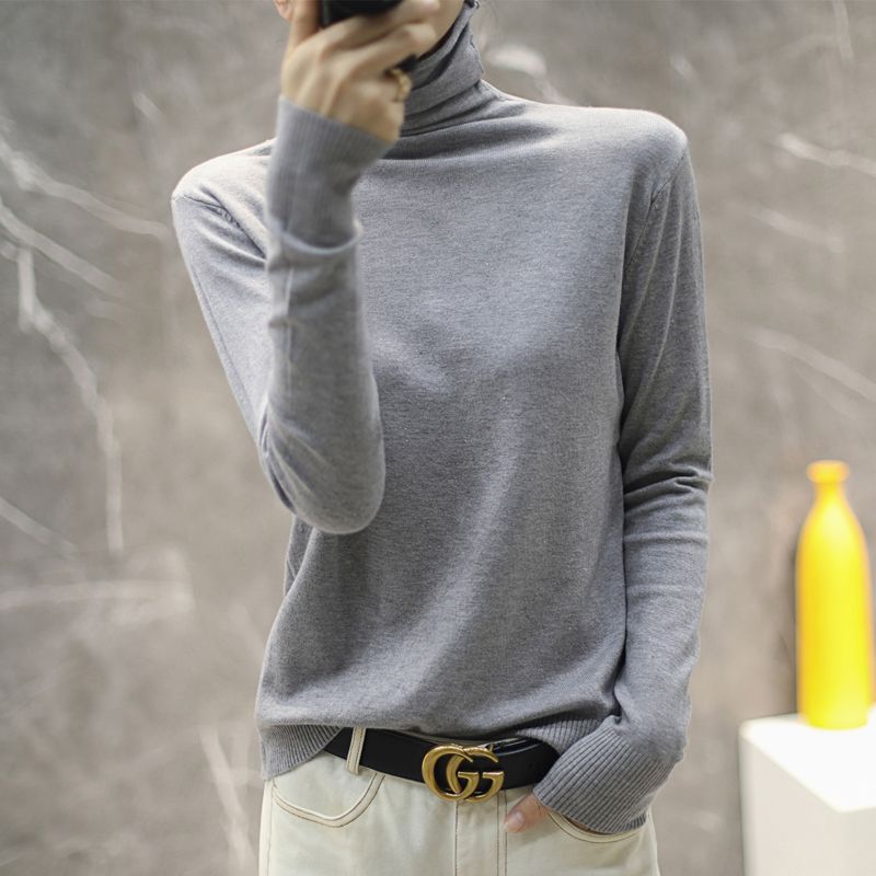 Damen Rollkragenpullover Hochwertig Norvielle
