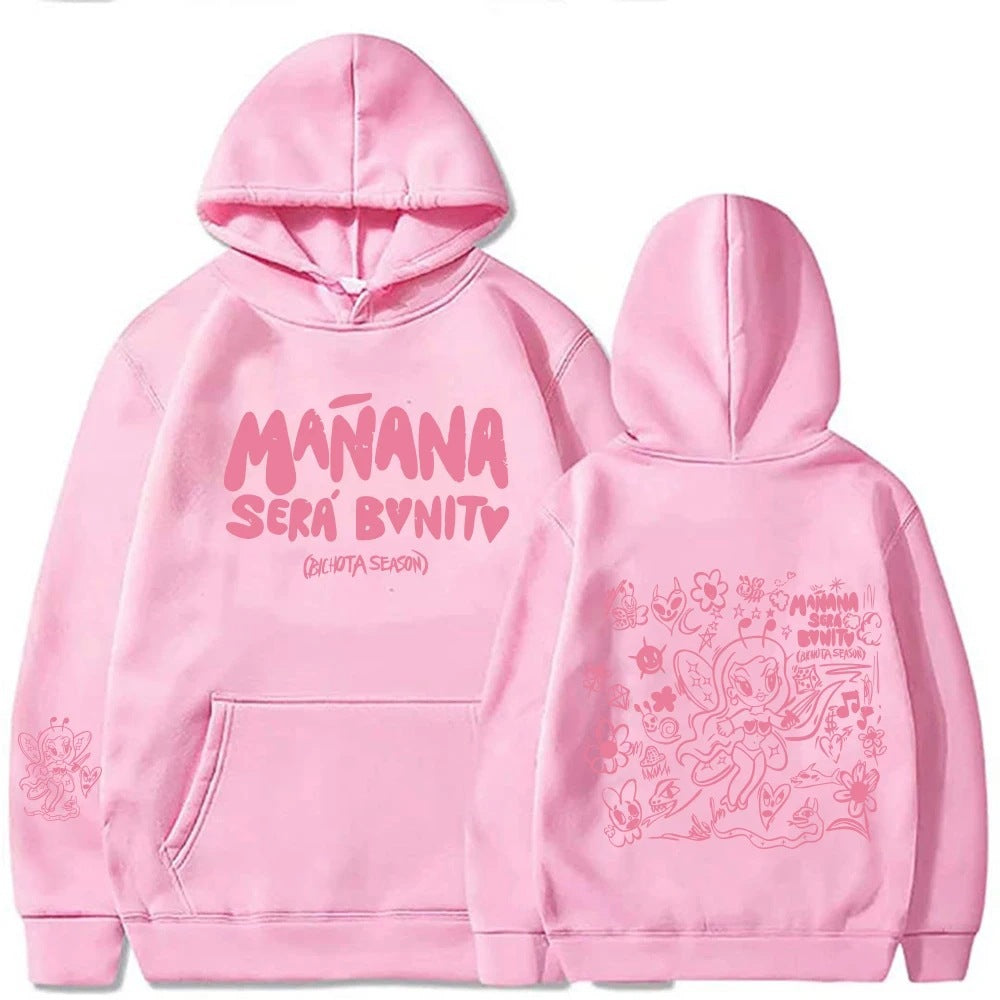 Damen Hoodie Kreativer Druck Kängurutasche