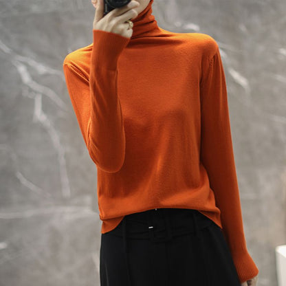Damen Rollkragenpullover Hochwertig Norvielle