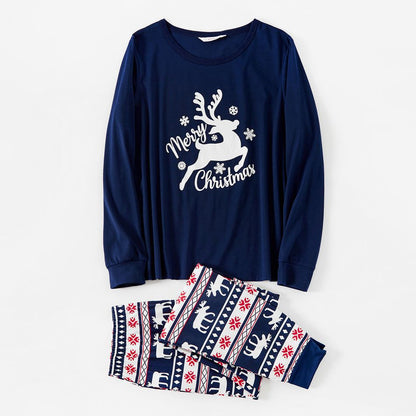 Weihnachts-Pyjamas Elchmuster Familienpyjama