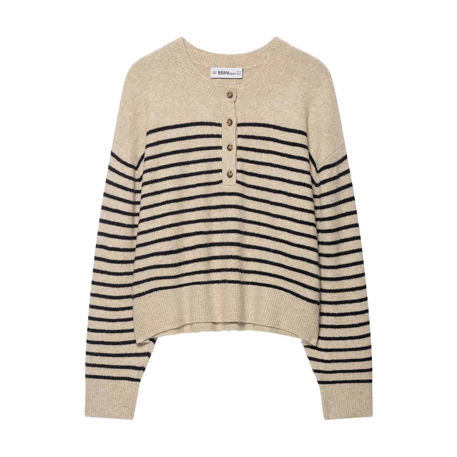 Damen Strickpullover Gestreift Norvielle - Norvielle