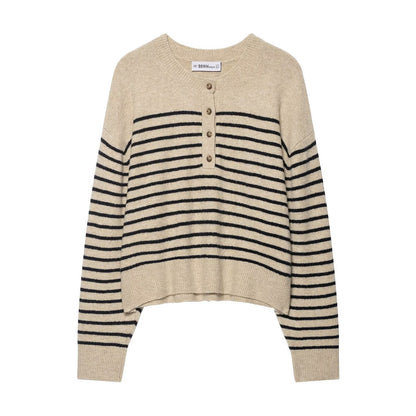 Damen Strickpullover Gestreift Norvielle - Norvielle