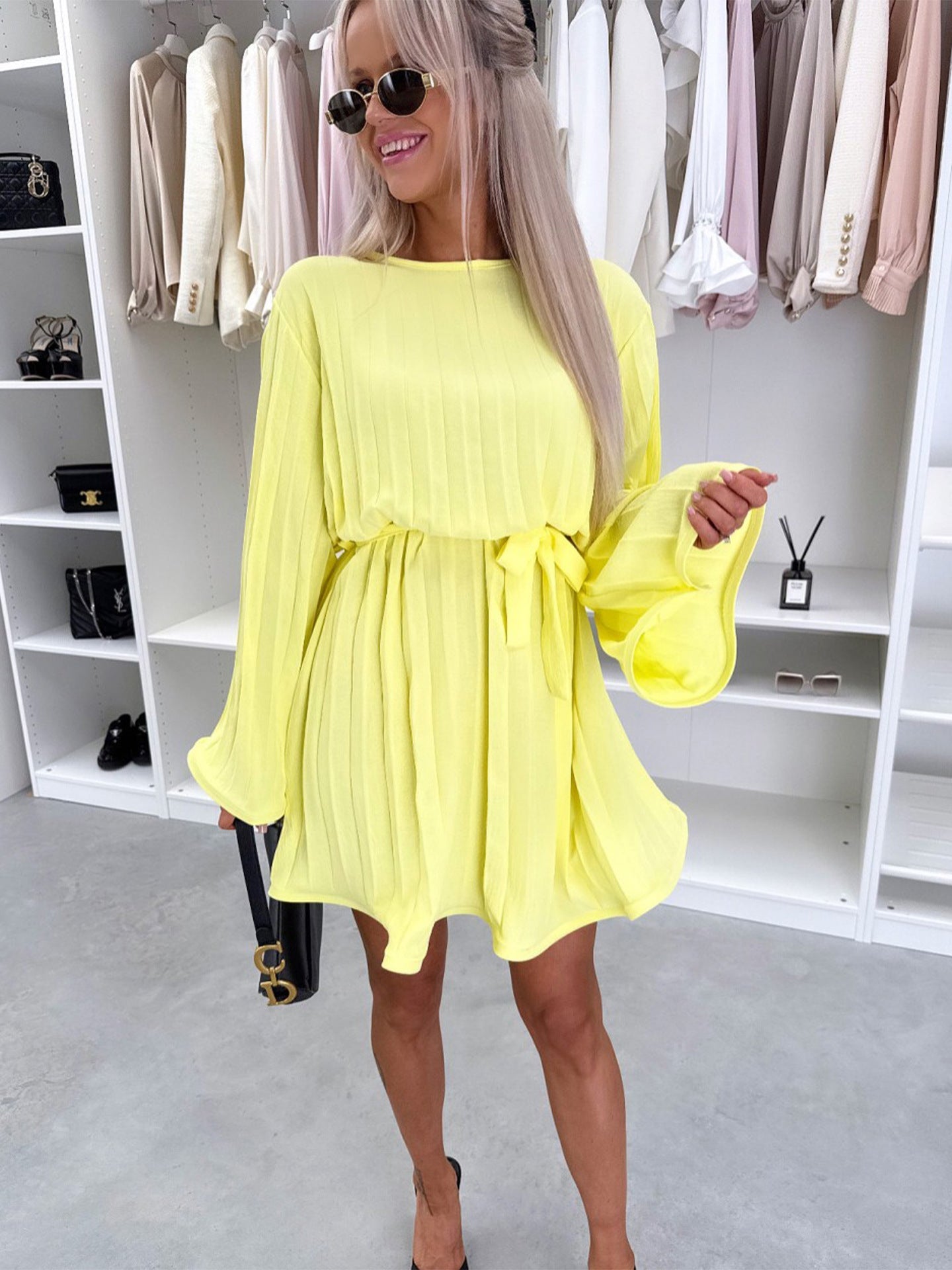 Damen Maxi-Rock Asymmetrisch Florales Design