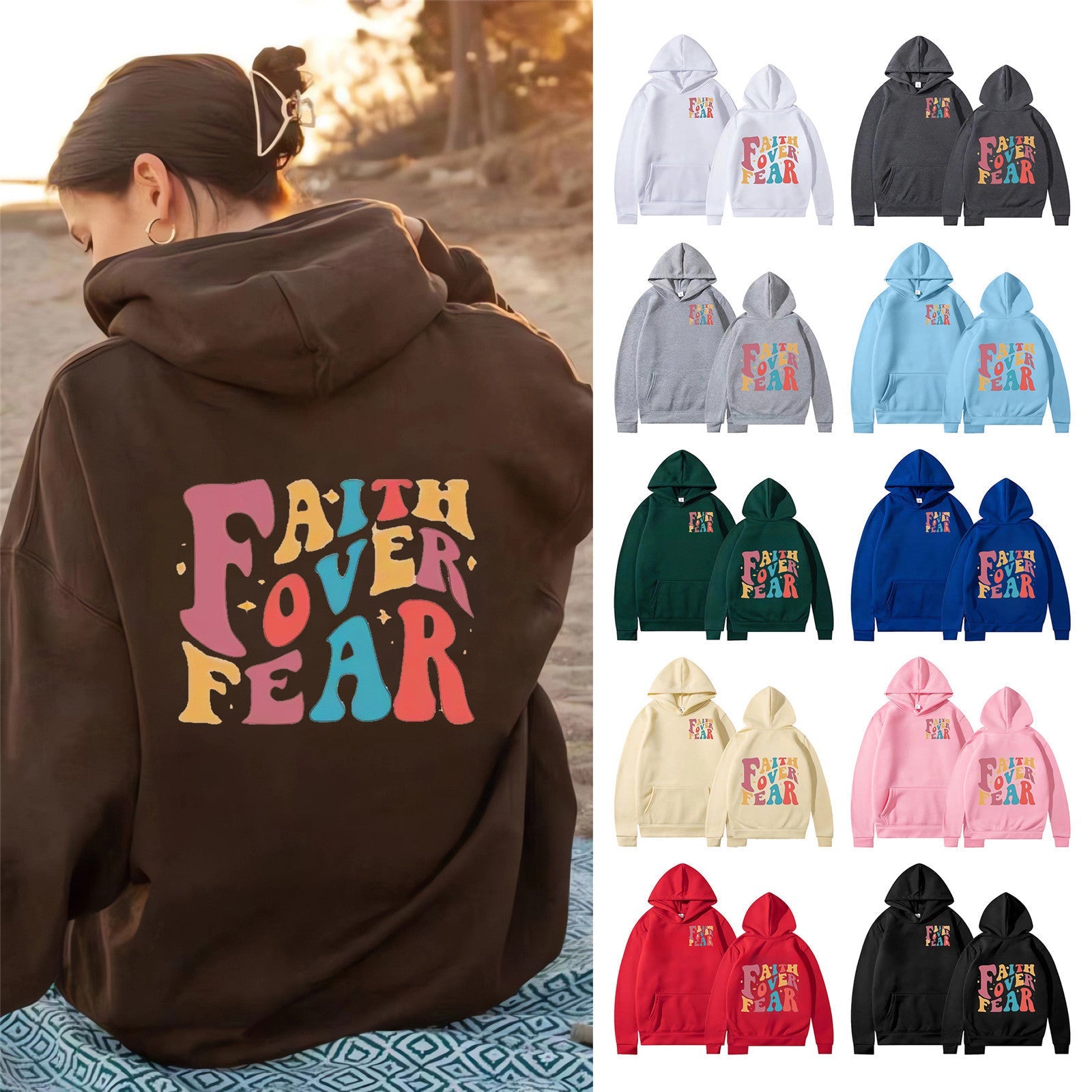 Damen Hoodie mit Grafik Norvielle - Norvielle