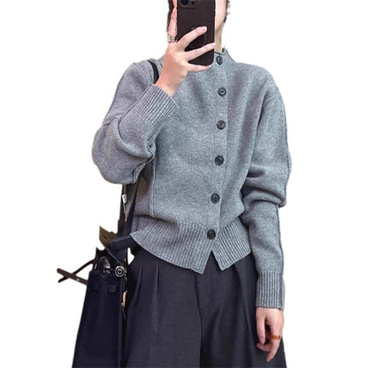 Damen Strickjacke Voluminöse Ärmel Norvielle