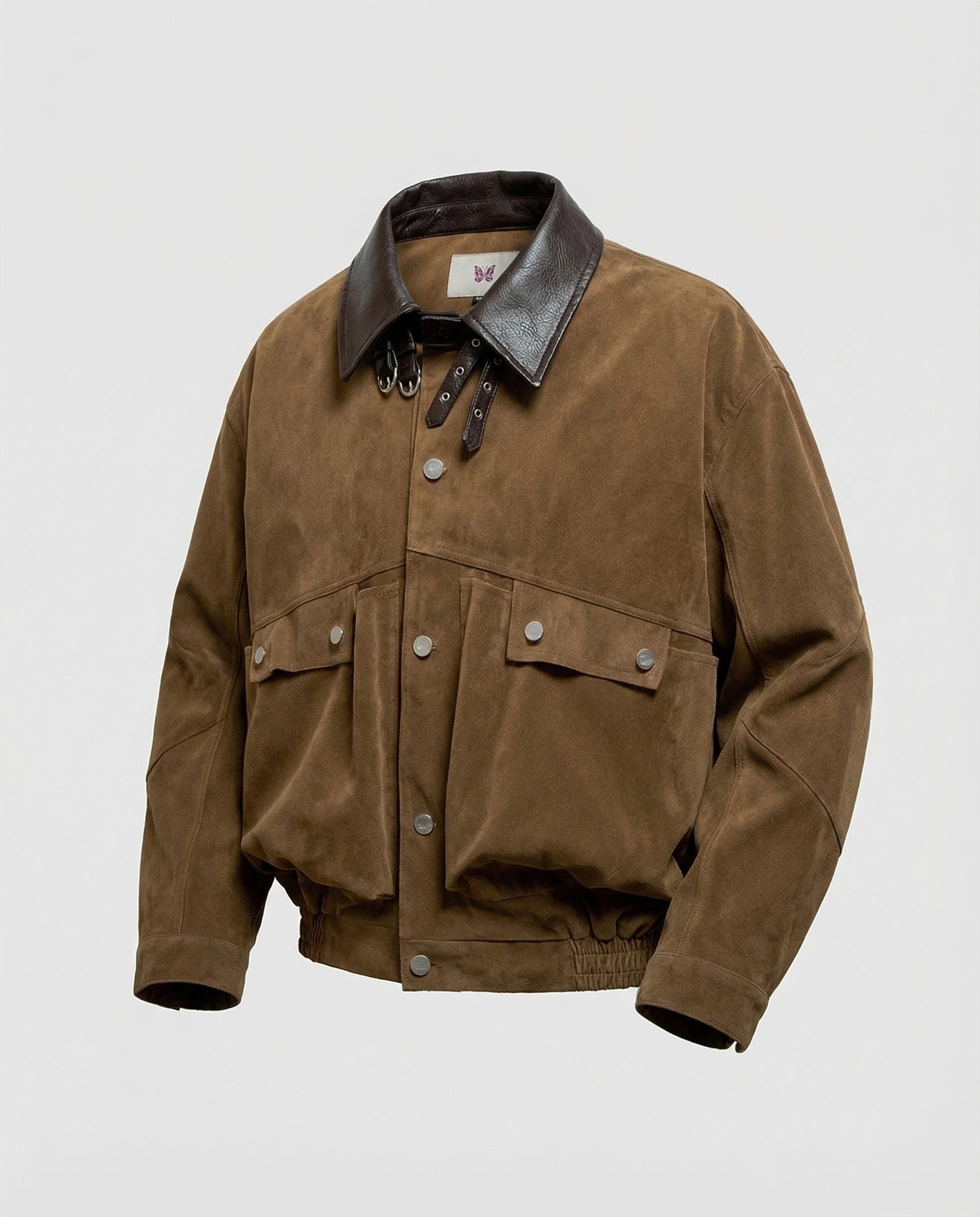Herren Wildleder Blouson Boxy Leder