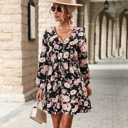 Damen Blumenkleid Norvielle