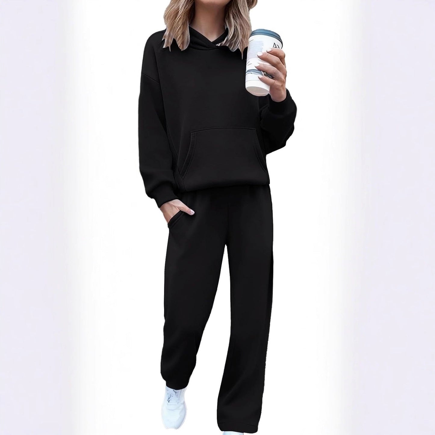 Damen Freizeit-Set Weites Design Bequem Norvielle