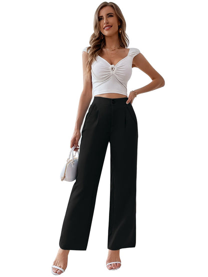 Damen Weite Hosen Elegantes Design Norvielle