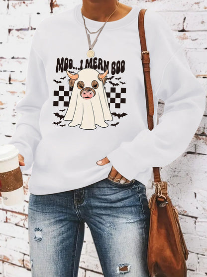 Damen Sweatshirt Halloween-Design Norvielle