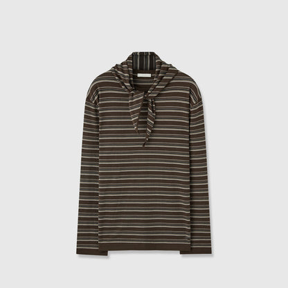Damen Langarmshirt mit Bindegürtel Modisch