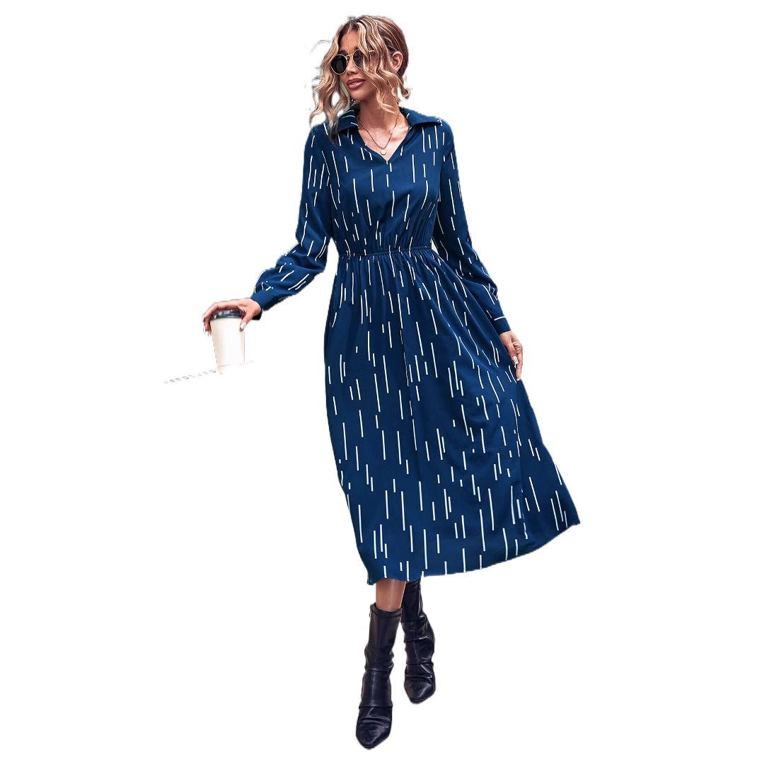 Damen Midi-Kleid Elastisch Norvielle