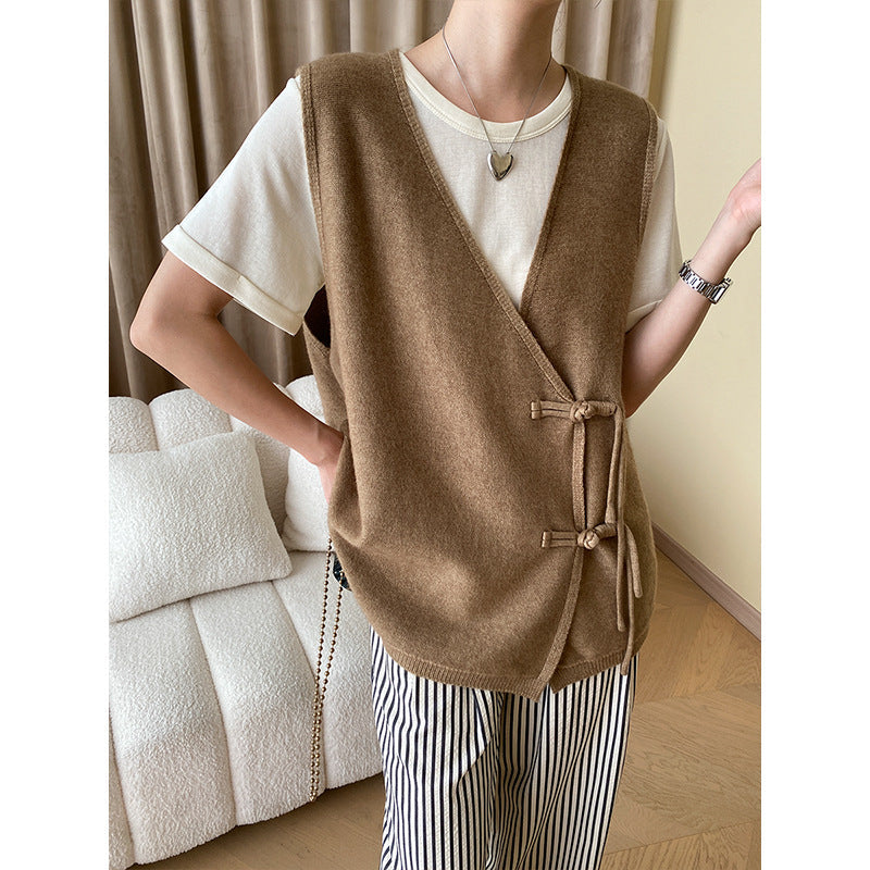 Damenweste mit Taschen und Gürtel Norvielle - Norvielle