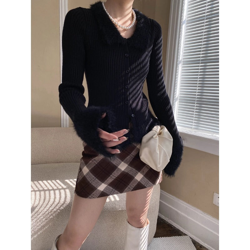 Damen Cardigan Strick Weich Norvielle