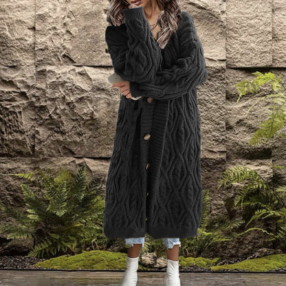 Damen Kurzjacke Grobstrick Zopfmuster Norvielle