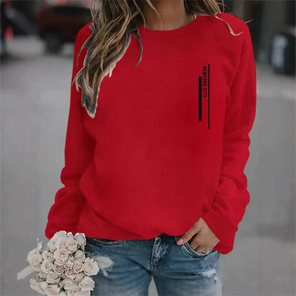 Damen Sweatshirt Städte-Aufdruck Norvielle - Norvielle