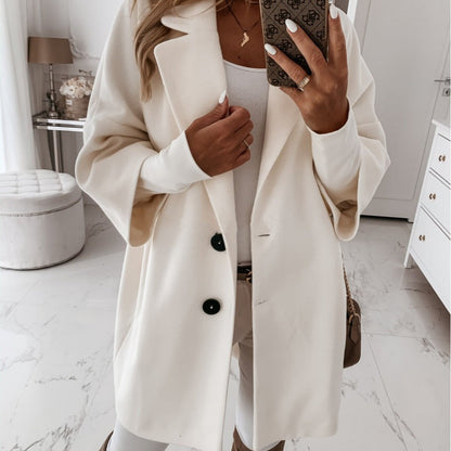 Damen Oversized-Mantel Elegantes Design Norvielle