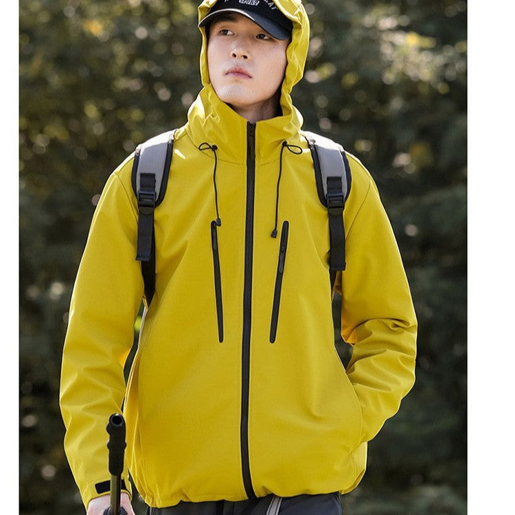 Damen Funktionsjacke Wasserabweisend Reißverschlusstaschen