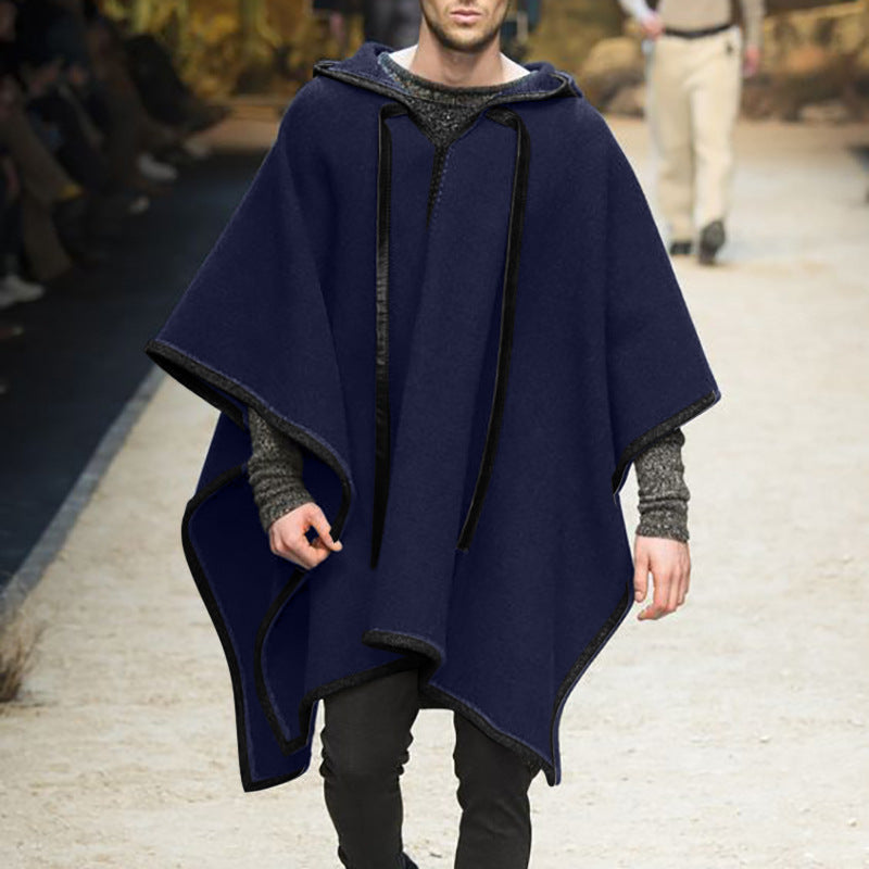 Herren Kapuzenponcho atmungsaktives Material Norvielle