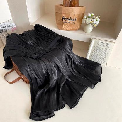 Damen Maxikleid Plissiert Norvielle