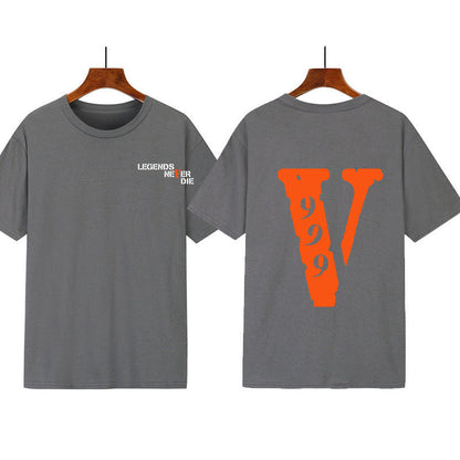 Damen Grafik T-Shirt mit originellem Schriftzug und kreativem Design