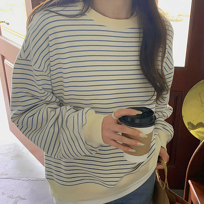 Damen Gestreifter Pullover Norvielle