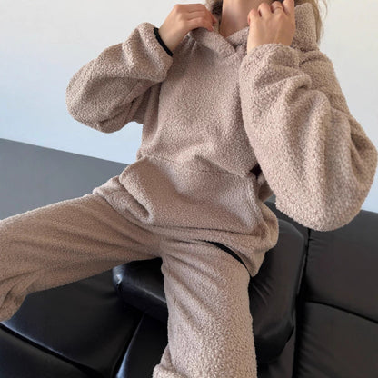 Damen Kuschelhülle mit Kapuze und Taschen