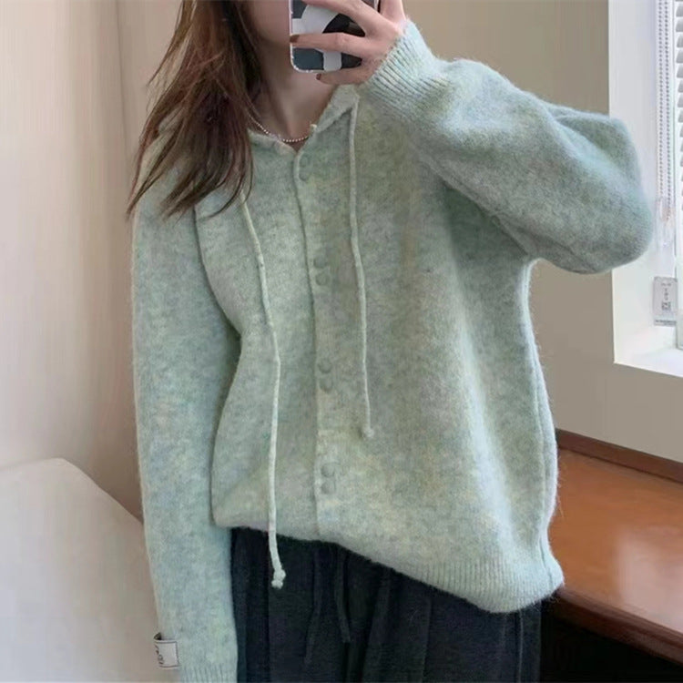 Damen Strickpullover Lässig Knopfdetail Norvielle - Norvielle