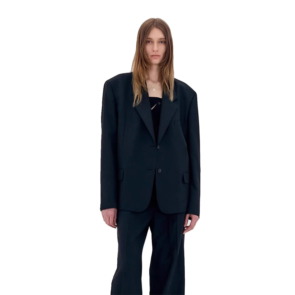 Damen Oversized Blazer Karomuster