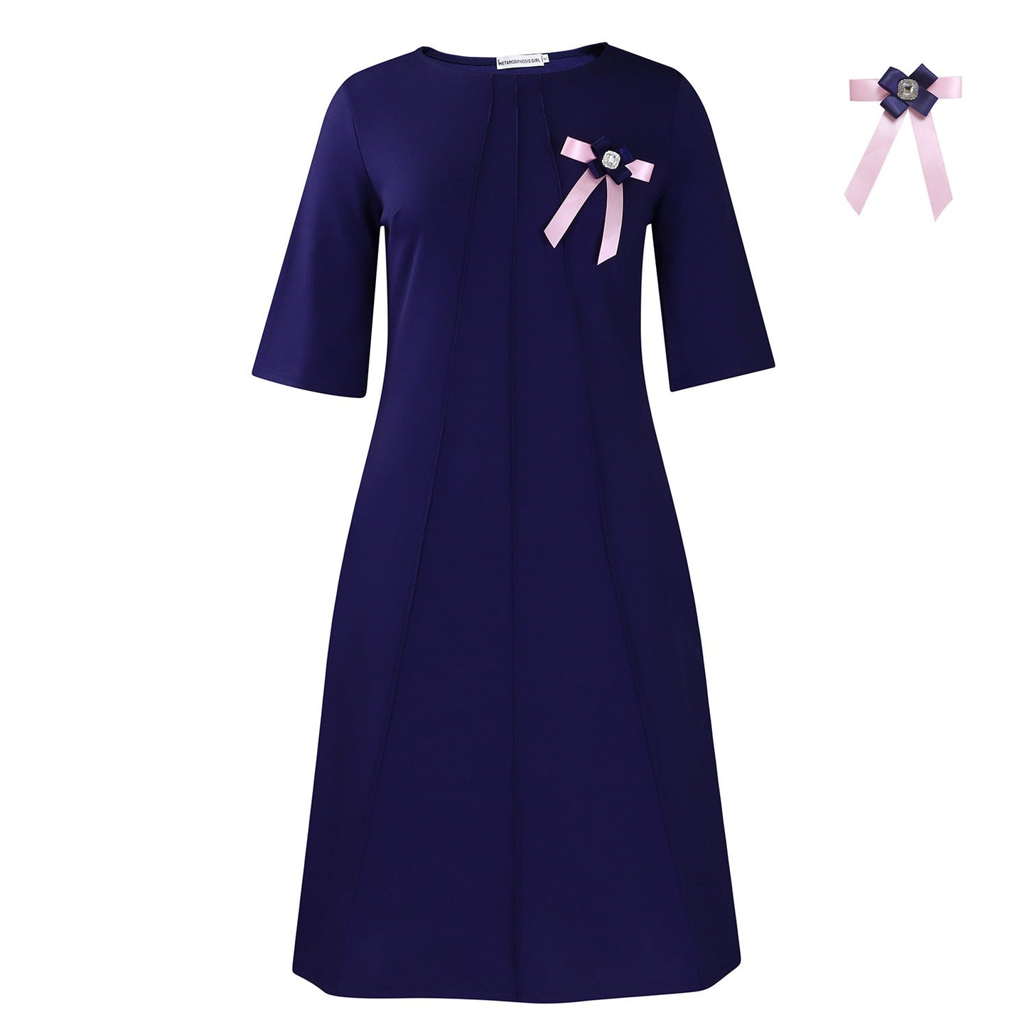 Damen Kleid Edel Verzierung Norvielle