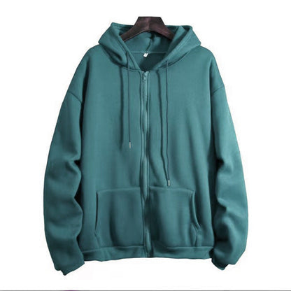 Damen Kapuzenjacke Mit Reißverschluss Und Kängurutaschen Norvielle