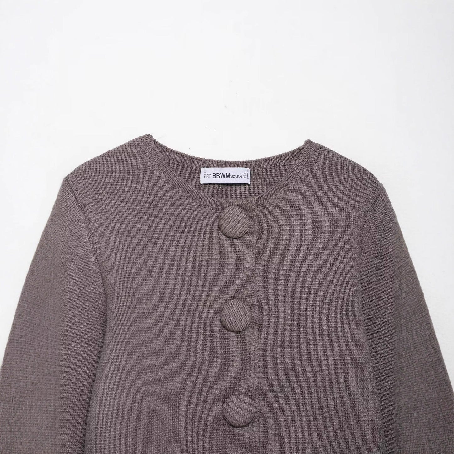 Damen Strickjacke Knopfdetails Norvielle