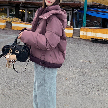 Damen Übergangsjacke Moderner Stehkragen Praktische Taschen Norvielle