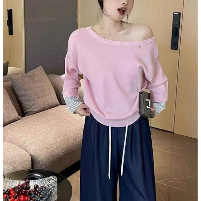 Damen Pullover Lässig Abnehmbarer Innenarm Norvielle